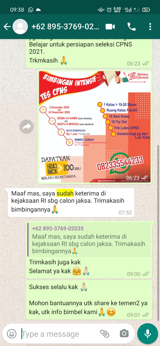 Harga Bimbel CPNS Di Yogyakarta Online 24 Jam